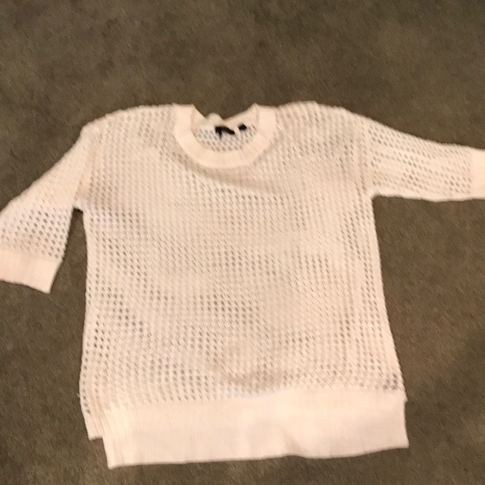 White spring/summer sweater